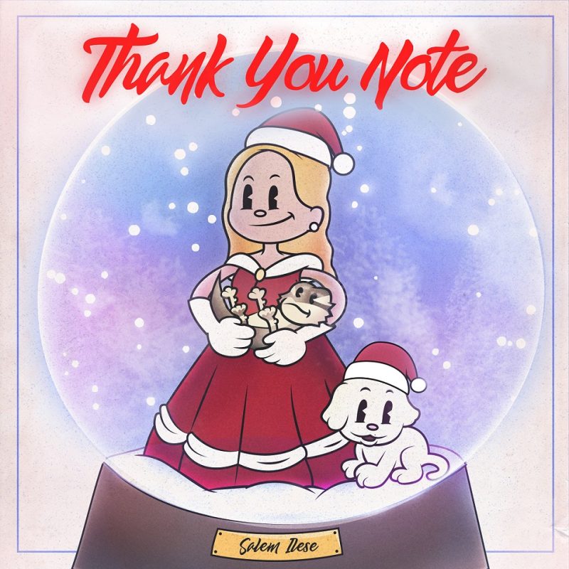【salem ilese】昨年の「Marry Christmas」に続くクリスマスソング「Thank You Note」をリリース！！